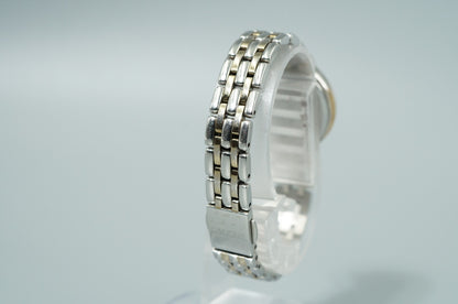 *Exc+5* SEIKO V110-0AY0 Quartz White Dial Oval 21mm Women Watch