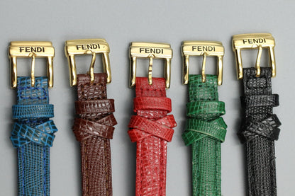 5 Collors [NEAR MINT in Box] FENDI 640L Change Belt Quartz Ladies Watch JAPAN