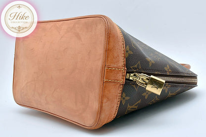 Louis Vuitton Alma PM Monogram Brown Handbag M51130 Ladies Authentic #B0007