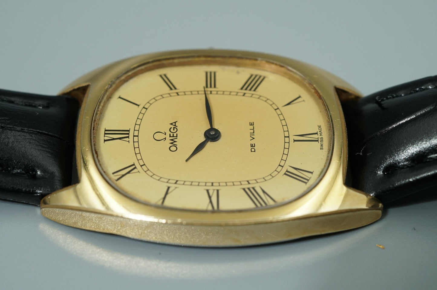 *Exc+5* Vintage 1971 OMEGA De Ville Cal.625 Hand Wind Gold Roman 29mm Mens Watch
