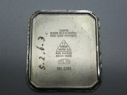 *Exc+4* Vintage 1982 OMEGA De Ville Cal.1417 Qz Gold Octagon 25mm Women Watch