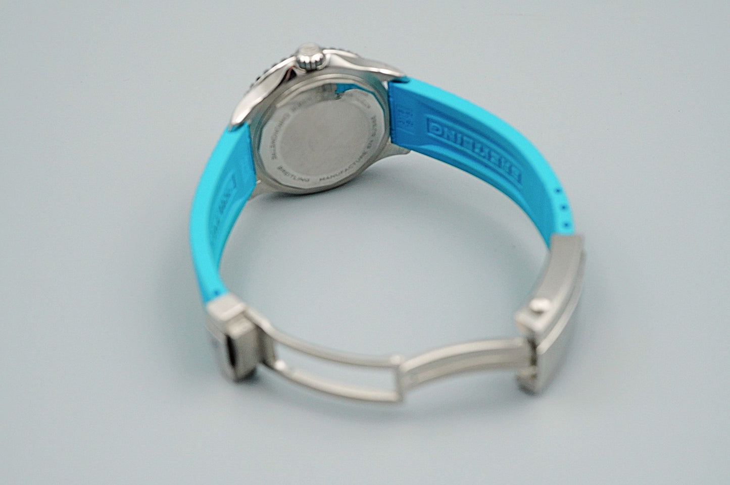 *MINT* BREITLING superocean A17377 Automatic Blue Dial Round 36mm Mens Watch