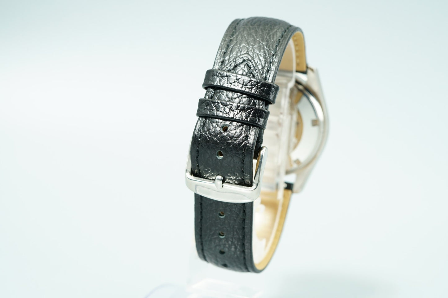 *N MINT* Vintage 1967 SEIKO MATIC-P 5106-8010 AT Silver Round 36mm Mens Watch