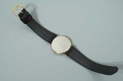 *N MINT* Vintage 1986 OMEGA De Ville Cal.1378 Quartz White Dial 32mm Mens Watch