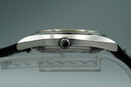 Exc+5 1970s SEIKO Lord Matic 5606-7070 Automatic Silver Round 37mm Mens Watch