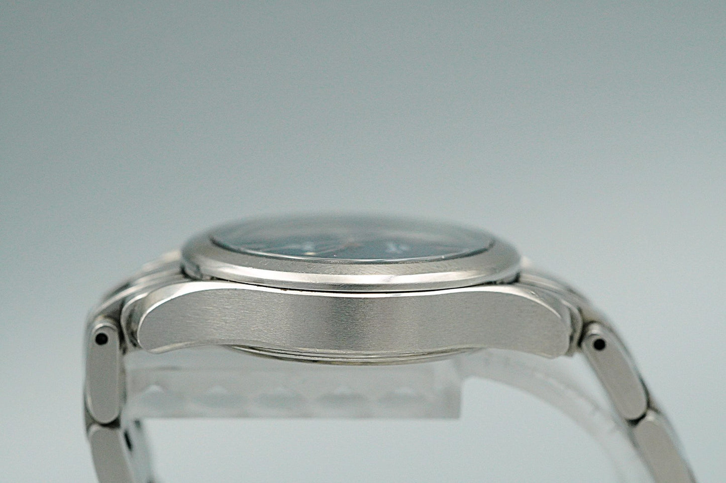 *N MINT* Vintage OMEGA Seamaster 2571.81 Cal.1424 Qz Blue 28mm Women Watch