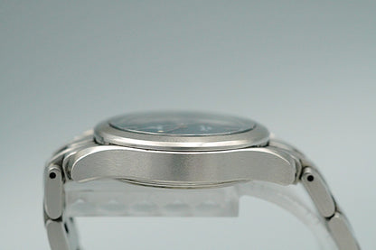 *N MINT* Vintage OMEGA Seamaster 2571.81 Cal.1424 Qz Blue 28mm Women Watch