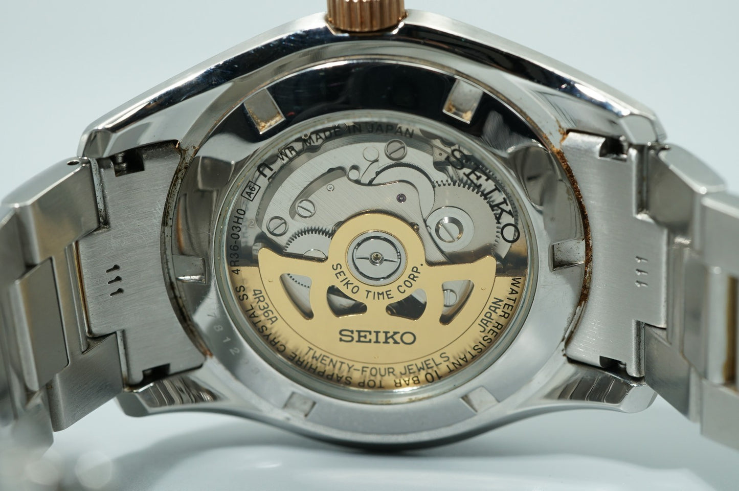 *NEAR MINT* SEIKO Presage 4R36-03H0 Automatic Brown Dial Round 42mm Mens Watch