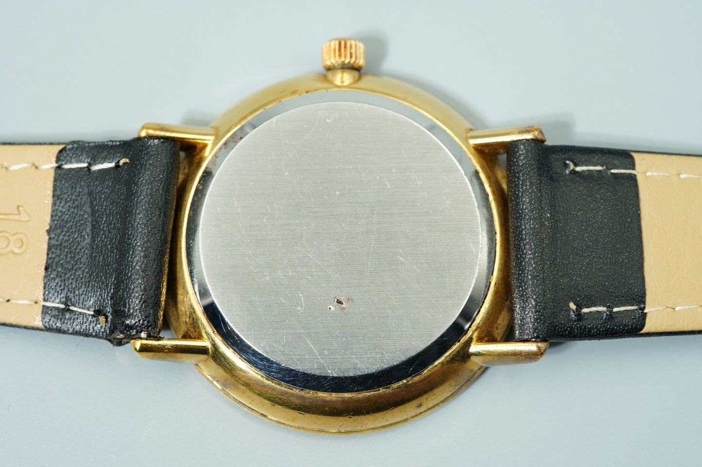 Exc+5  Vintage 1970s OMEGA De Ville Cal.1330 Ref.191 Qz Gold 34mm Mens Watch