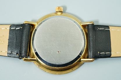 Exc+5  Vintage 1970s OMEGA De Ville Cal.1330 Ref.191 Qz Gold 34mm Mens Watch