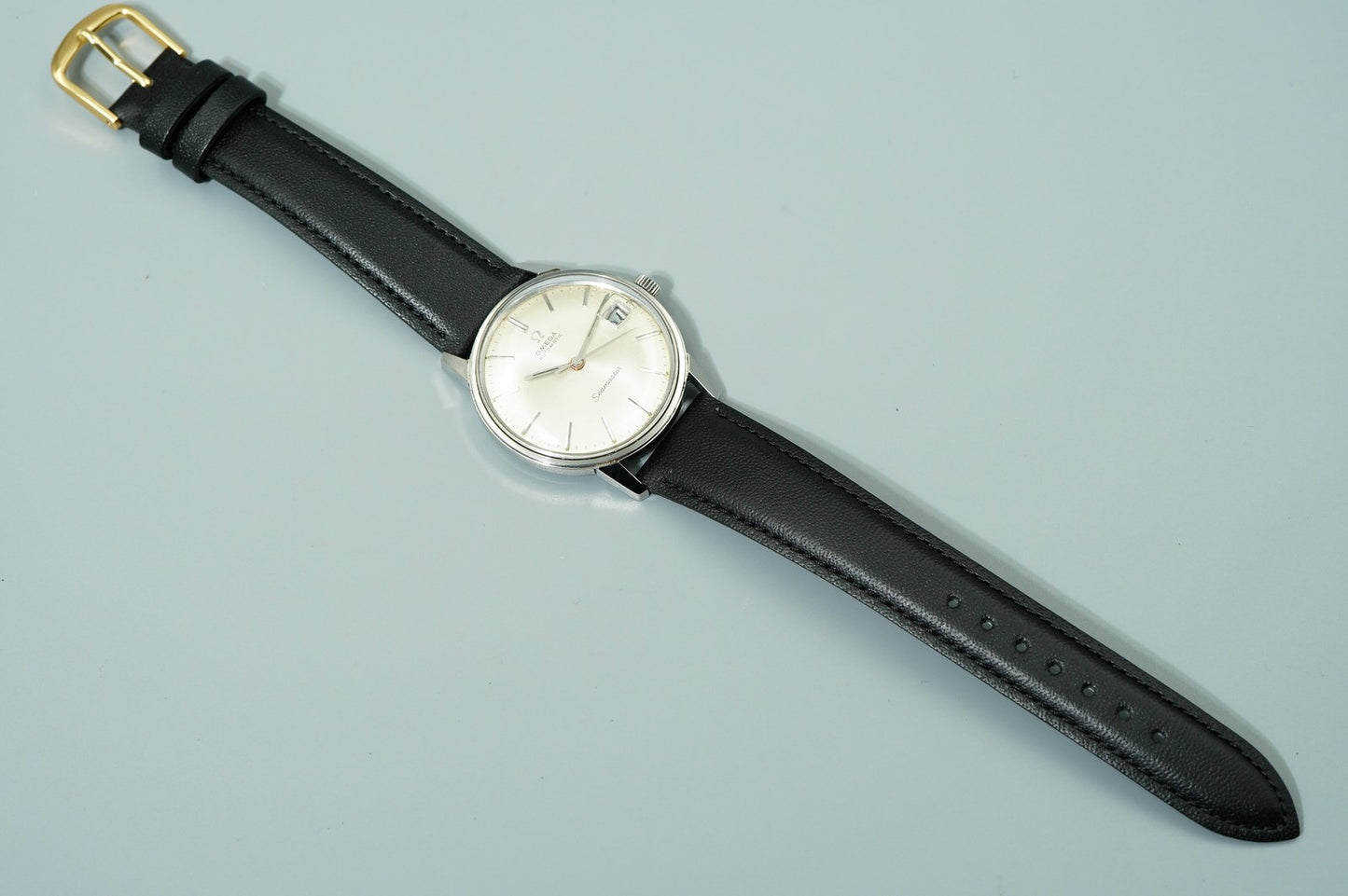 MINT Vintage 1968 OMEGA Seamaster Cal.565 Automatic Silver Dial 34mm Mens Watch