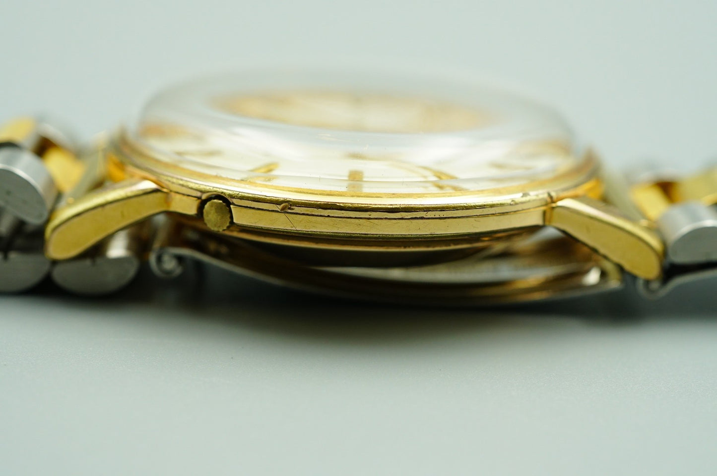 *Exc+5* Vintage SEIKO matic 15007DE Automatic Silver Dial Round 36mm Mens Watch