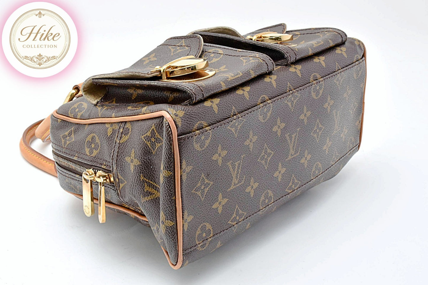 Louis Vuitton Manhattan PM Monogram Brown Handbag M40026 Authentic Condition *A*