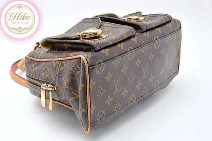 Louis Vuitton Manhattan PM Monogram Brown Handbag M40026 Authentic Condition *A*