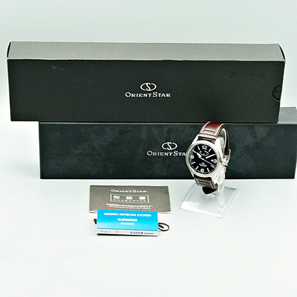 **TOP MINT** Orient Star Epson RE-AU0207L00B Blue Automatic Men's Watch JAPAN