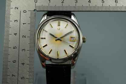 MINT 1970s OMEGA Cal.1011 Ref.168.0061 166.0172 Automatic Silver 35mm Mens Watch
