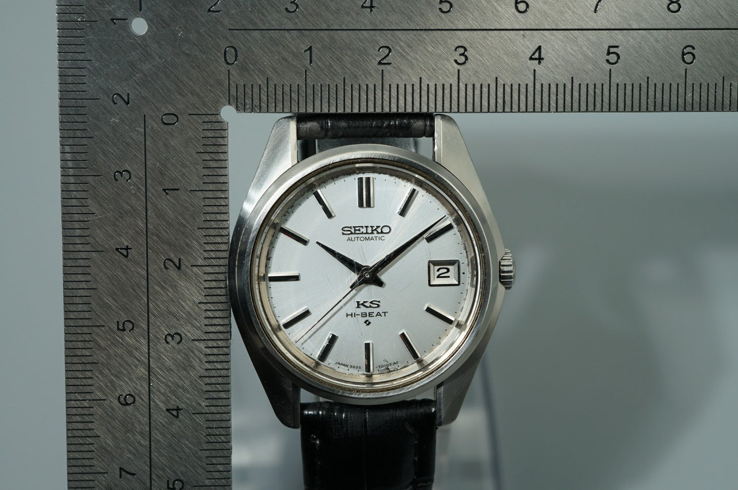 *Exc+4* Vintage 1969 SEIKO KS HI-BEAT 5626-7000 Automatic Silver 36mm Mens Watch