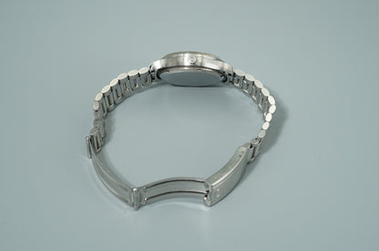 *NEAR MINT* Vintage OMEGA Constellation Cal.1250 Qz White Round 35mm Mens Watch