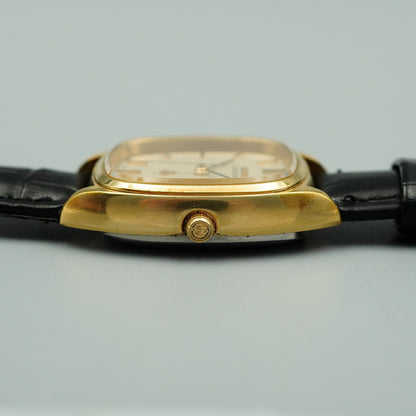 *Exc+5* Vintage 1975 SEIKO GRAND 4842-5011 Quartz Gold Square 34mm Mens Watch