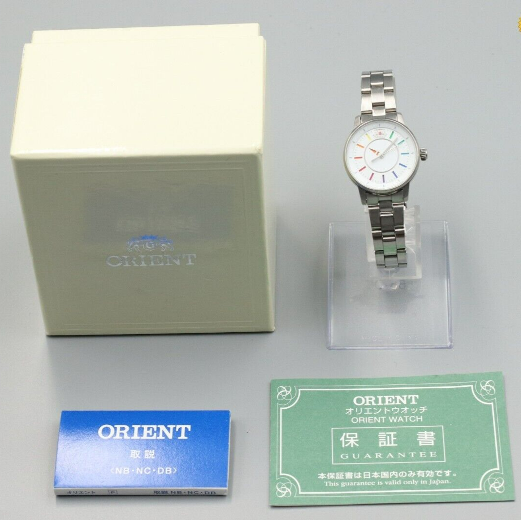 *MINT* ORIENT STYLISH AND SMART NB00-Q0-B WV0011NB Automatic White Women Watch