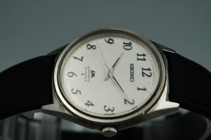 N MINT Vintage SEIKO LORD MATIC 5601-9000 Automatic Beige Round 36mm Mens Watch