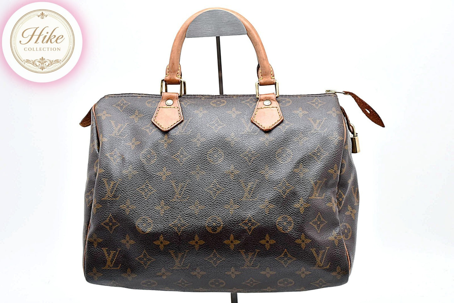 Louis Vuitton Speedy 30 Monogram Brown Handbag M41526 Authentic Condition A #32