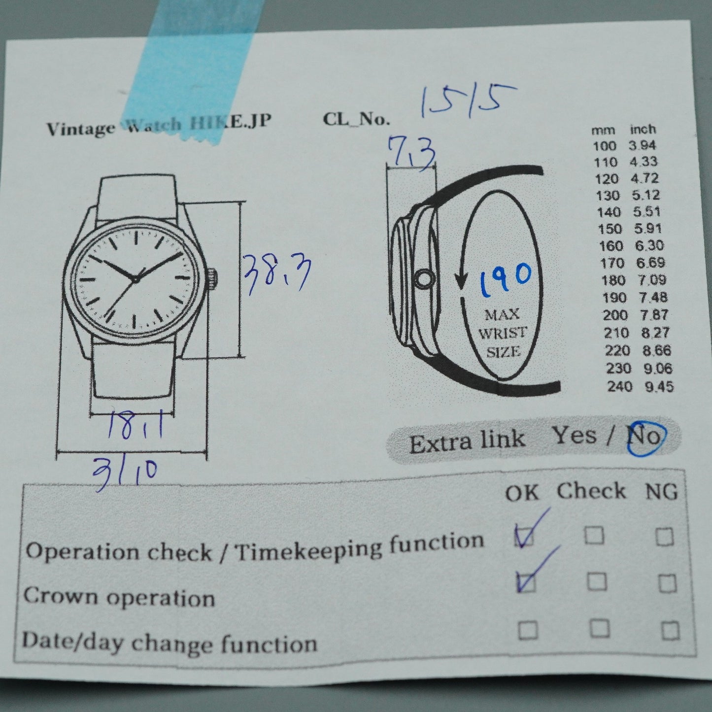 *Exc+5* Vintage SEIKO 2220-0530 Quartz Black Dial Round 31mm Mens Watch